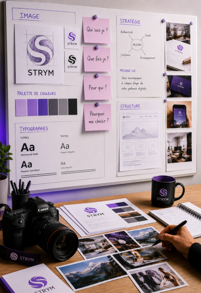 Création d'identité visuelle et branding par STRYM